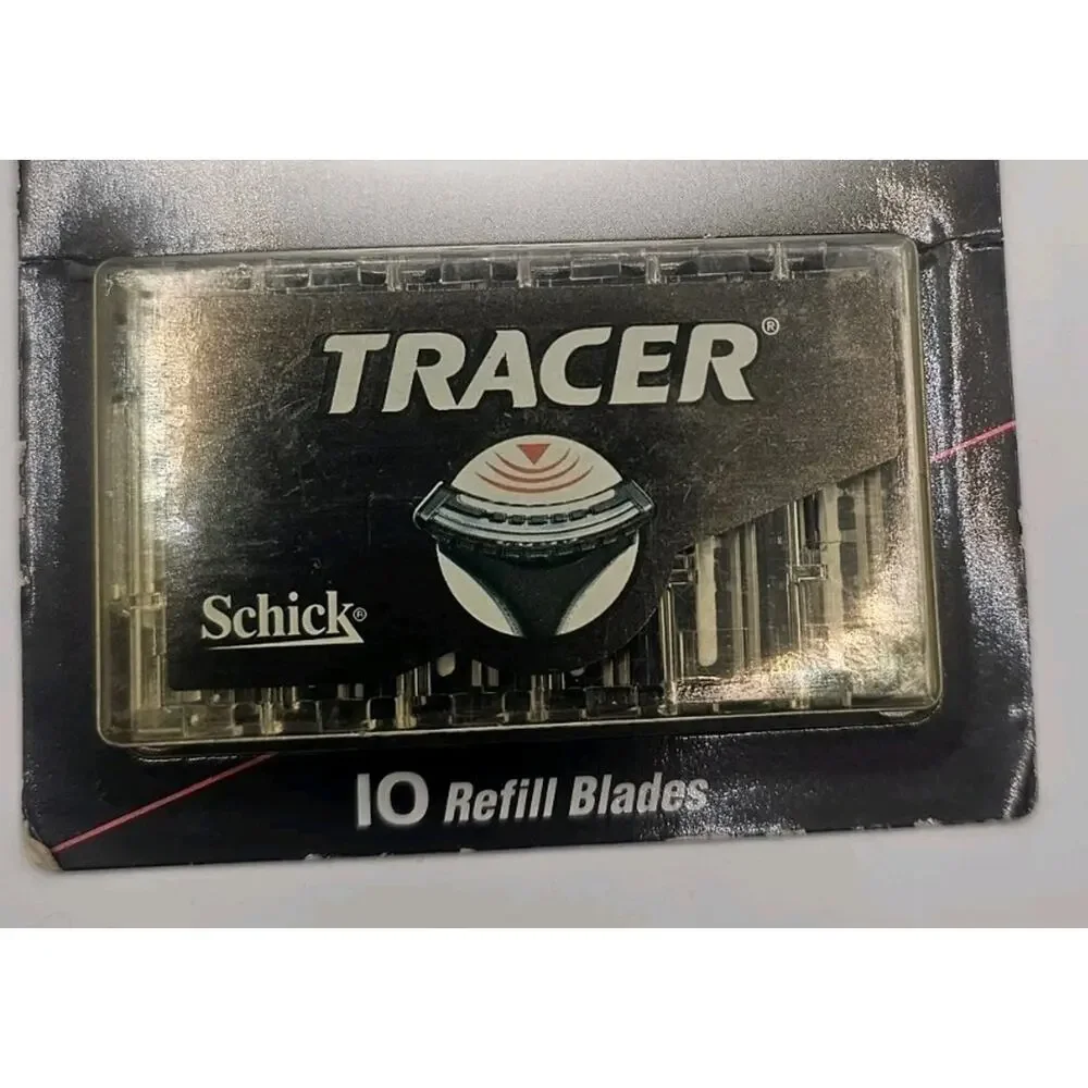 Schick Tracer‎ 10 Shaver Razor Blades Cartridges Discontinued